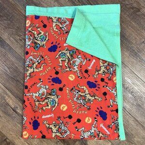 Vtg 1996 Goosebumps Comforter MUDDY CREEK STOMP 56X42 RL Stine Bed Throw Blanket